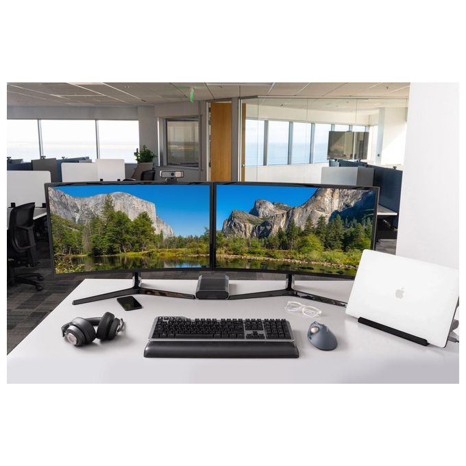 Kensington K72196WW Pro Fit Ergo TB550 Trackball Wireless Bluetooth Ricaricabile 4D Scrolling Batteria Integrata colore Nero