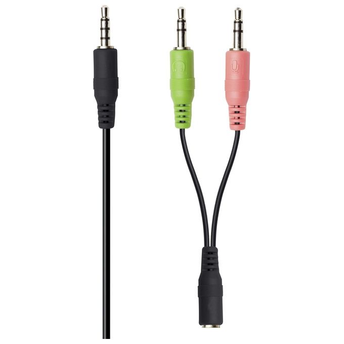 Trust 21665 Primo Cuffie Stereo con Microfono Flessibile e Regolabile Nero