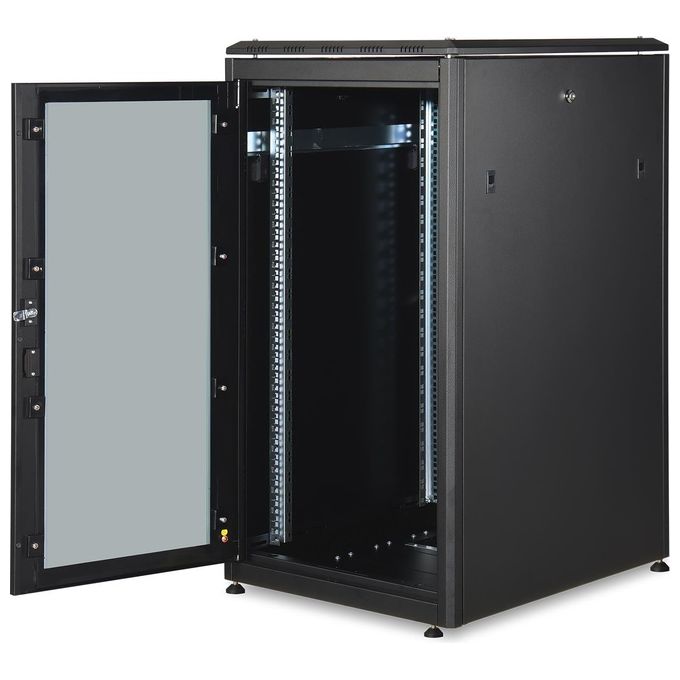 Digitus Armadio 22 Unita' Linea Professionale (a)1200 X (l)600 X (p) 800 Mm. Colore Nero Ral 9005