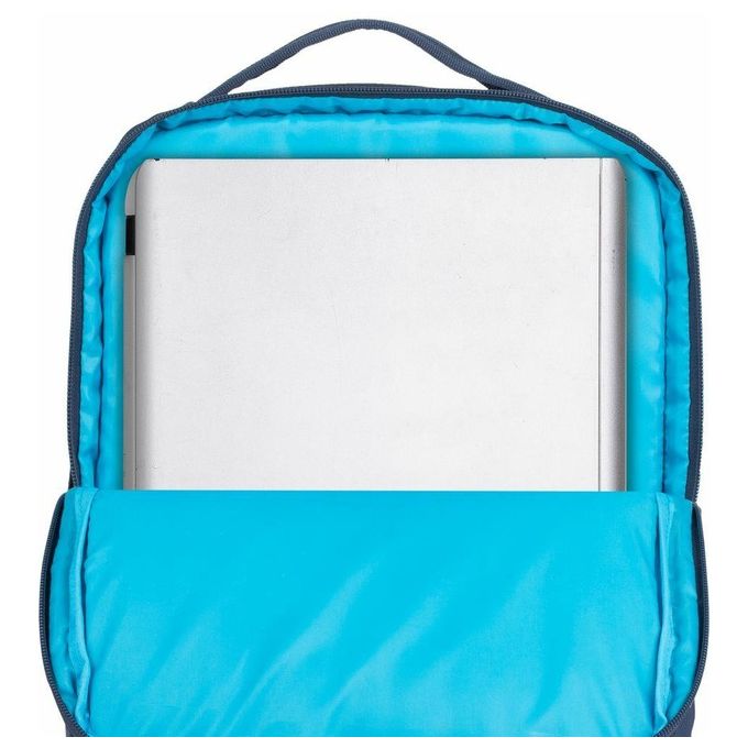 Rivacase 7764 Ulsan Zaino Porta PC 15.6'' Idrorepellente Poliestere Urbano colore Blu Scuro