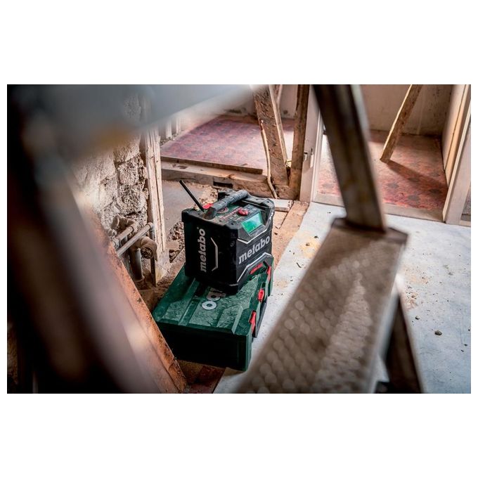 Metabo RC 12-18 Radio da Cantiere DAB+ FM Bluetooth 5.0 32W IP54 a Batteria 12-18V colore Nero