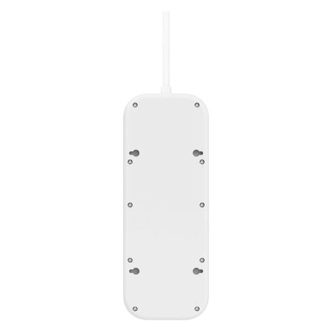 Belkin SRB002VF2M Connect Prolunga con Protezione da Sovratensione 6 Prese AC 2 Porte USB 2 m colore Bianco