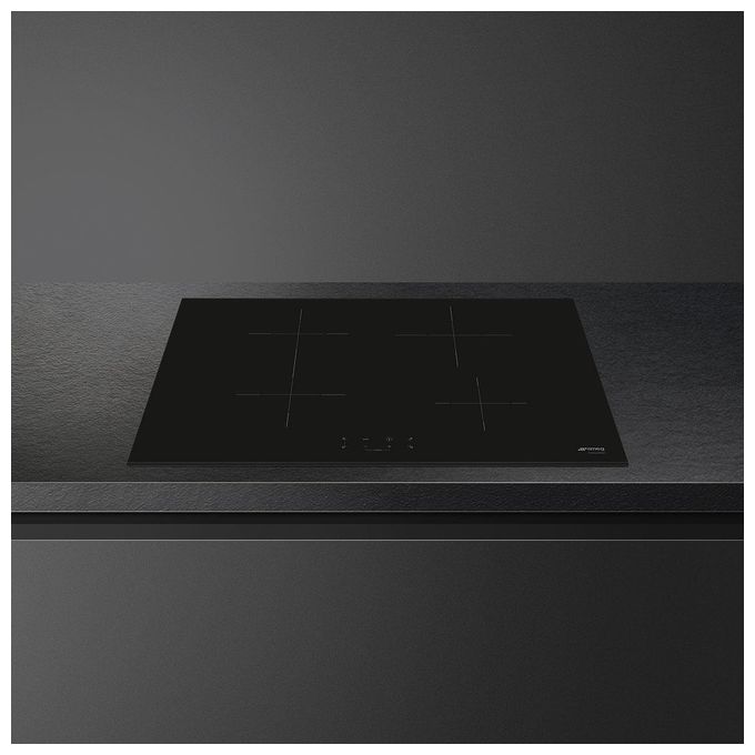 Smeg SI1B2742D Universal Piano cottura a induzione 75 cm 4 zone da incasso MultiZone booster touch colore Nero