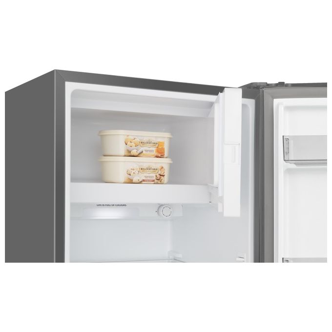 Hisense RR220D4BDE Frigorifero Monoporta 165 L 126.5 cm Classe E 37 dB Raffreddamento Statico colore Argento