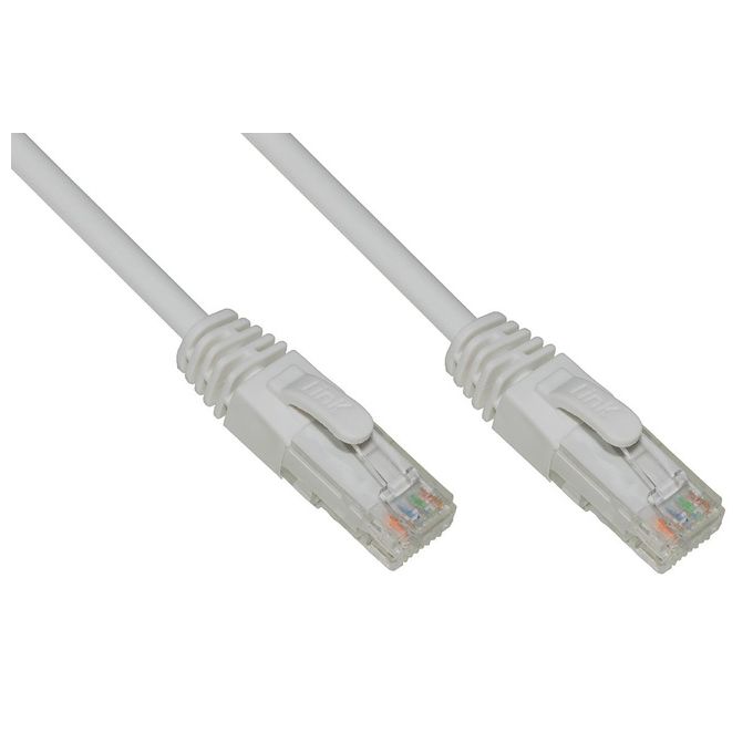 Link Cavo di Rete Categoria 6a Non Schermato Utp Awg24 Grigio Halogenfree 75mt