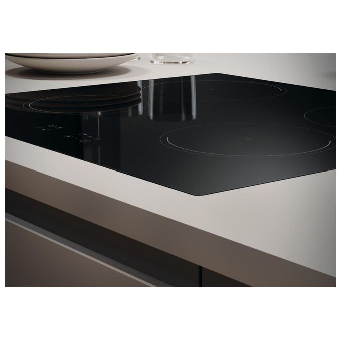 Candy CI642C-E1 Idea - Piano cottura induzione, 59 cm, 4 zone, funzione Booster, Power Management, controlli touch, Nero