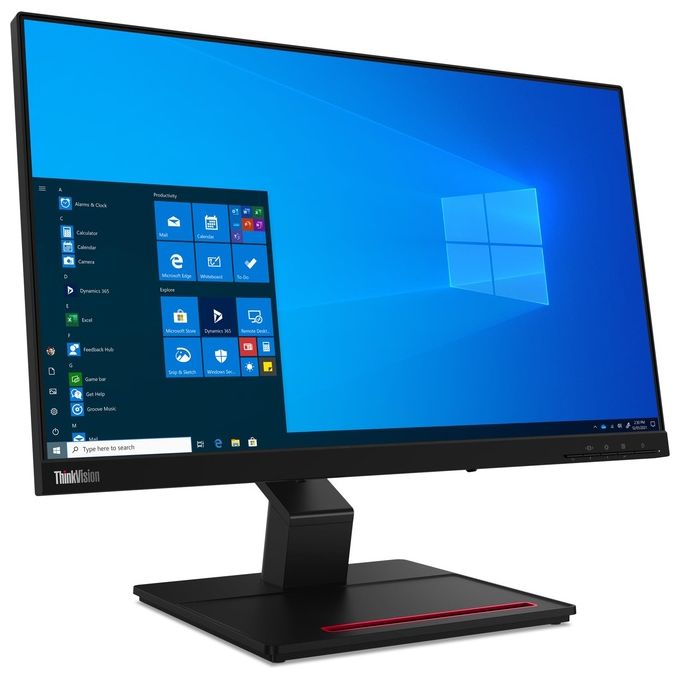 Lenovo 62C5GAT1EU ThinkVision T24t-20 Monitor Touch 23.8'' IPS Full HD 1920x1080 10 Punti USB-C HDMI DisplayPort colore Nero