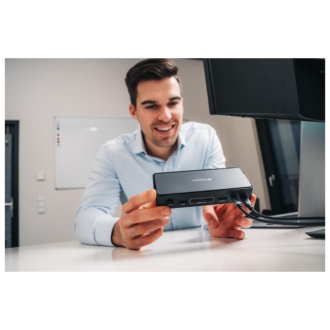 Verbatim 32171 CDS-15 Docking Station Pro USB-C 15 Porte HDMI 8K DisplayPort 1.4 Power Delivery 100W colore Nero Grigio