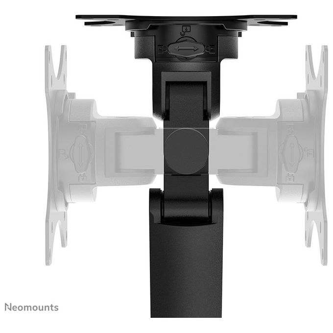 Neomounts W128881659 NEXT Slim Braccio da Scrivania per Monitor 17''-35'' 9 Kg VESA 100x100 mm con Molla a Gas colore Nero