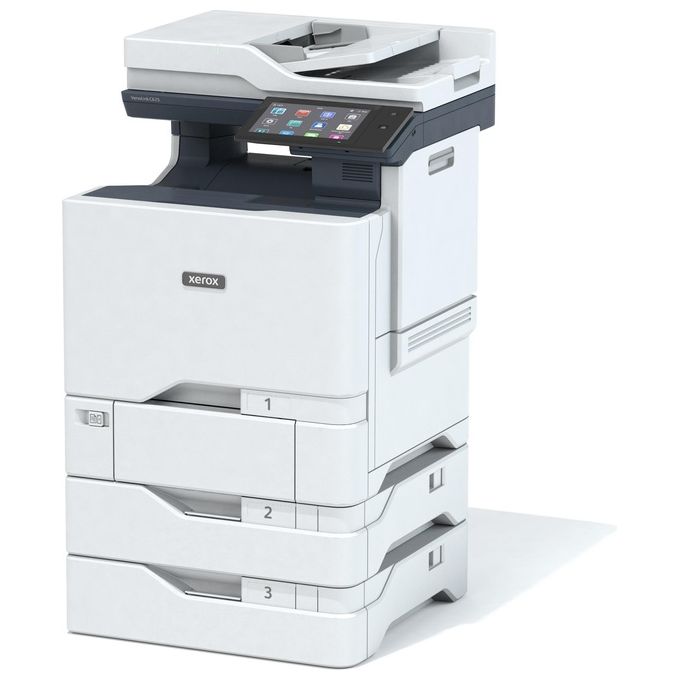 Xerox C625V_DN VersaLink C625 Stampante Multifunzione Laser a Colori A4 50 ppm Duplex Automatico con Touchscreen 7 pollici Wi-Fi Opzionale Ethernet Gigabit NFC colore Nero