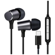 Link LK10N Auricolari con Microfono Controllo Volume USB-C 16 Ohm 105 dB cavo 1.20 m colore Nero