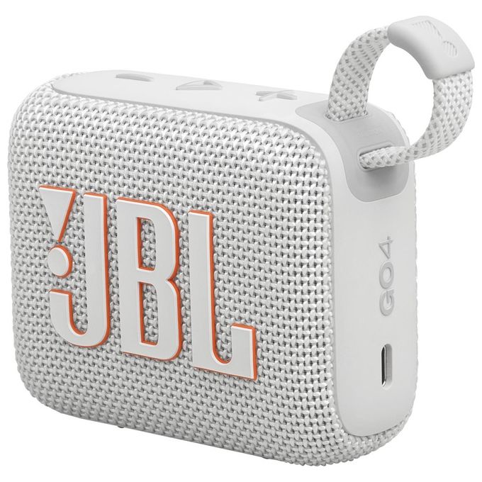 JBL JBLGO4WHT GO 4 Altoparlante Portatile Bluetooth Waterproof IP67 7 h di Autonomia 4,2 W colore Bianco