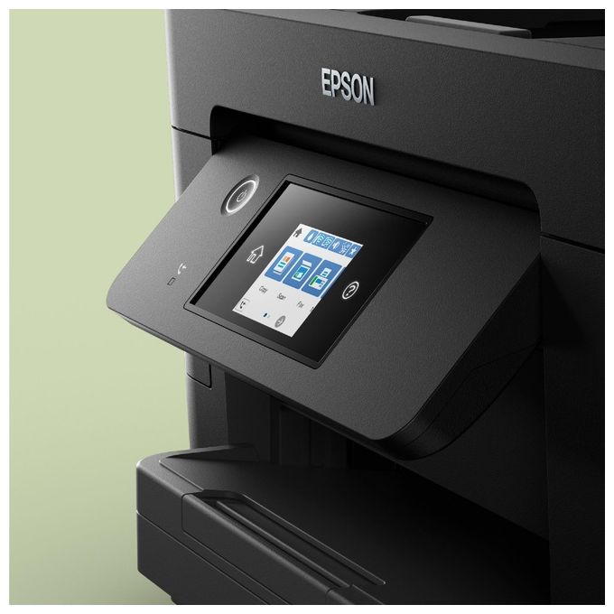 Epson WF-3825DWF WorkForce Pro Stampante Multifunzione Inkjet A4 21 ppm WiFi Direct ADF Touchscreen 6.8 cm colore Nero