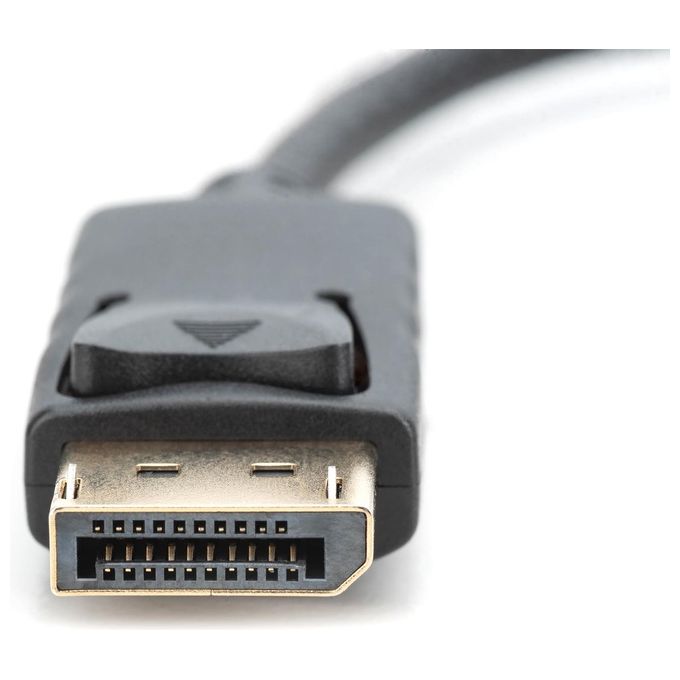 Digitus DB-340400-001-S Adattatore Convertitore DisplayPort HDMI tipo A 1080p Plug and Play colore Nero