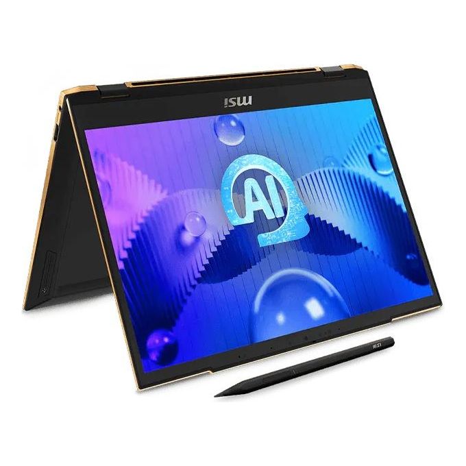 MSI A1MTG-045IT Summit E13 AI Evo Notebook 2 in 1 13.3'' Touch Intel Core Ultra 7 155H 32GB SSD 1TB Wi-Fi 7 Windows 11 Pro colore Nero