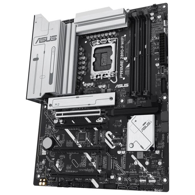 ASUS 90MB1I70-M0EAY0 PRIME Z890-P WIFI Scheda madre ATX Socket LGA 1851 DDR5 PCIe 5.0 Wi-Fi 7 USB-C Thunderbolt 4 colore Nero