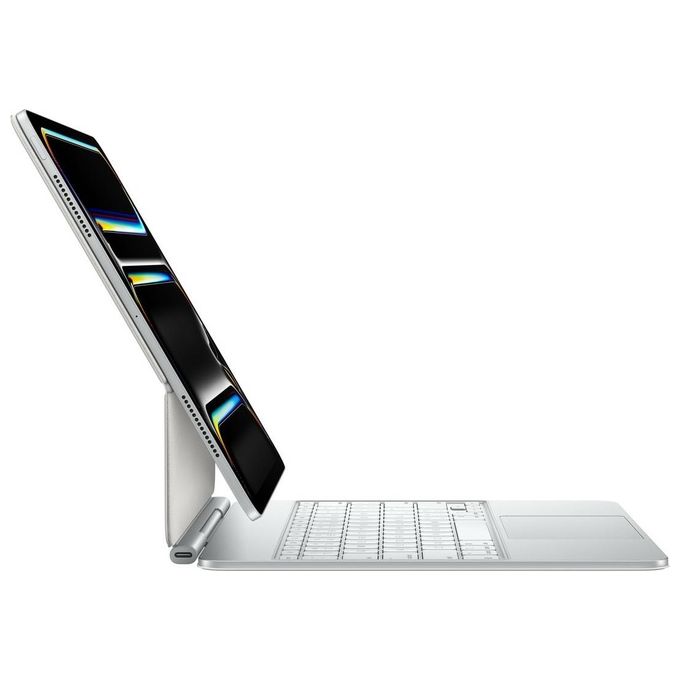Apple MWR43T-A Magic Keyboard per iPad Pro 13'' con Trackpad Integrato e Tasti Funzione Italiano colore Bianco