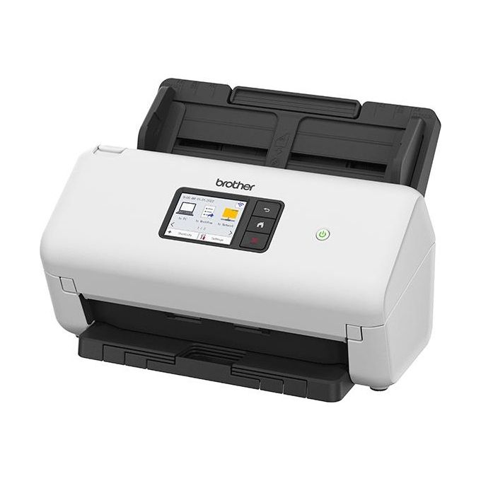 Brother ADS-4700W Scanner ADF Duplex 600x600 DPI A4 40 ppm Touchscreen Wi-Fi Ethernet colore Nero Bianco