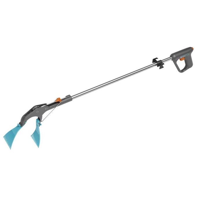 Gardena 11700-20 Pinza da Giardino Ergonomica 4 in 1 Multifunzione Afferrare Infilzare Rastrellare Raschiare Acciaio Inox 70% Plastica Riciclata