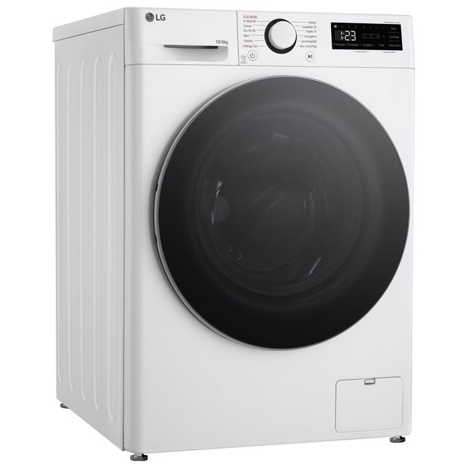 [Comenuovo] LG AI DD D4R5010TSWS Lavasciuga 10Kg-6Kg Serie R5 Classe Energetica D