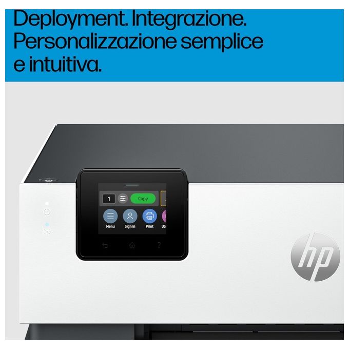 HP 5A0S3B OfficeJet Pro 9110b Stampante Inkjet a Colori Wi-Fi Stampa Fronte Retro 22 ppm USB colore Grigio