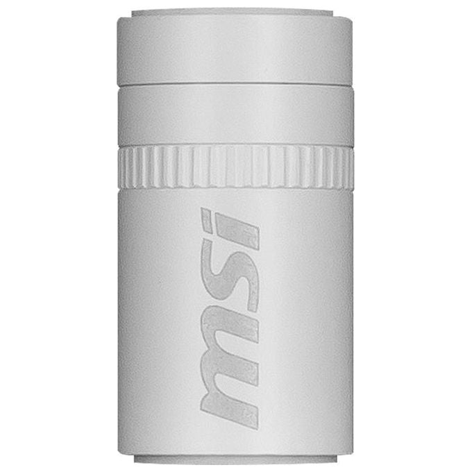 MSI MAG PANO M100R PZ Case Gaming Micro Tower Micro ATX Mini ITX 4 Ventole ARGB 270° Vetro Temperato colore Bianco