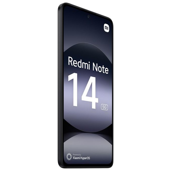Xiaomi Redmi Note 14 5G, Smartphone Nero, 8 GB RAM, 256 GB Memoria, Display 6.67'', Dual SIM