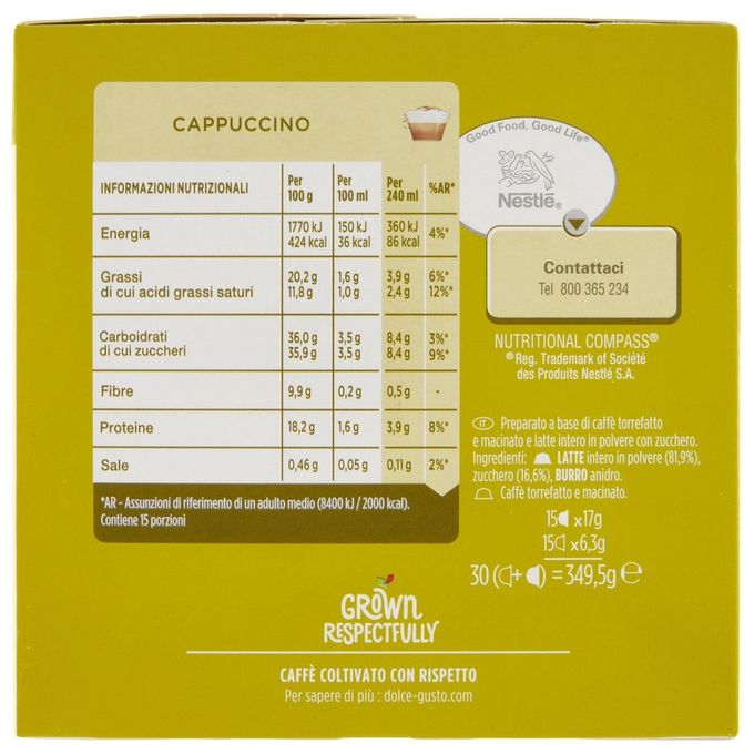 Nescafe' Capsule Dolce Gusto Cappuccino