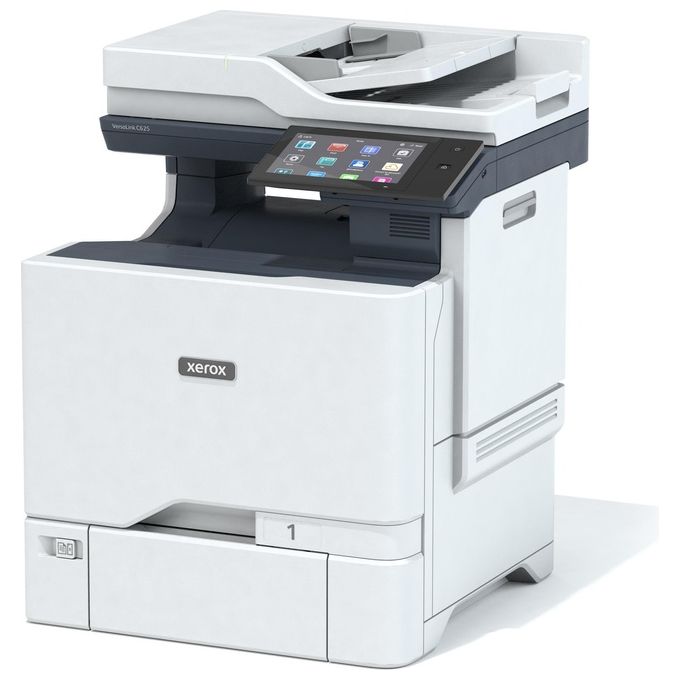 Xerox C625V_DN VersaLink C625 Stampante Multifunzione Laser a Colori A4 50 ppm Duplex Automatico con Touchscreen 7 pollici Wi-Fi Opzionale Ethernet Gigabit NFC colore Nero