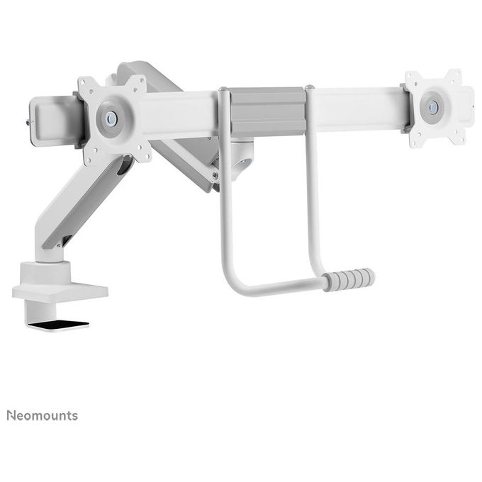 Neomounts 14793746000 DS75-450BL2 Supporto da Tavolo per 2 Schermi fino a 32'' 8 Kg ciascuno Regolabile in Altezza Rotazione e Inclinazione colore Nero