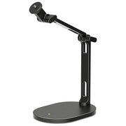 RØDE DS2 Supporto per Microfono da Scrivania in Metallo con Altezza Regolabile da 19 a 38 cm e Filettatura 3-8'' con Adattatore 1-4'' incluso colore Nero