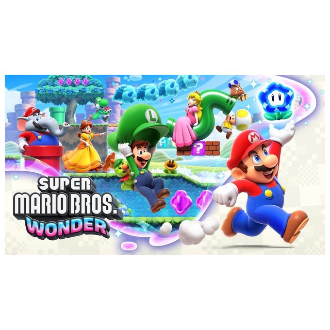 Nintendo SUPER MARIO BROS. WONDER Videogioco Standard Nintendo Switch Azione Multiplayer 4 Giocatori PEGI 3