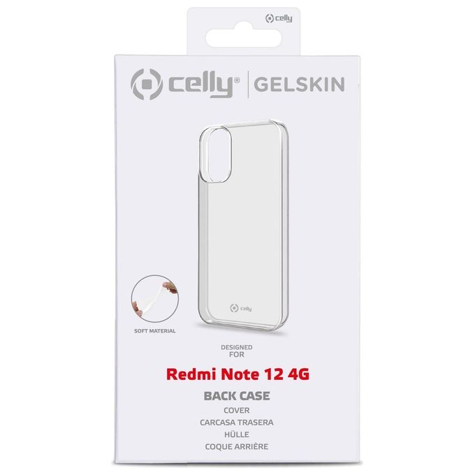 Celly Tpu Cover per Xiaomi Redmi Note 12 4G