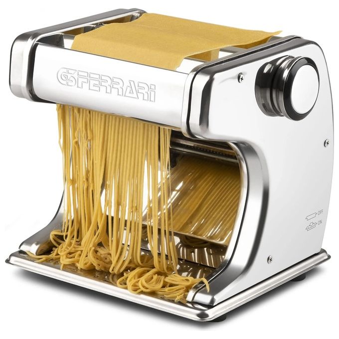 G3 Ferrari G20125 Sfoglia Prof Macchina per la Pasta Elettrica 70W Lasagne Tagliatelle Spaghetti colore Acciaio Inox