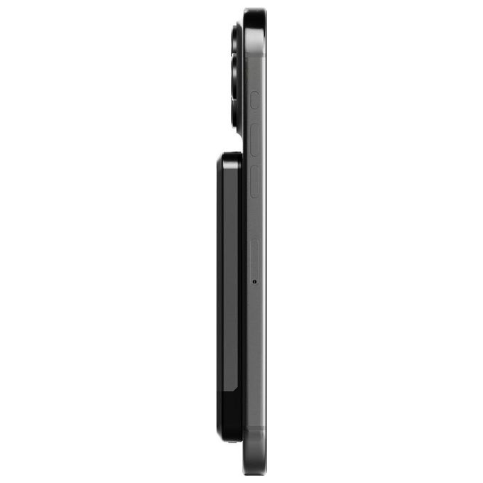 Cygnett CY5092PBCHE MagSlim Power Bank 5000 mAh MagSafe Wireless 15W Display USB-C colore Nero