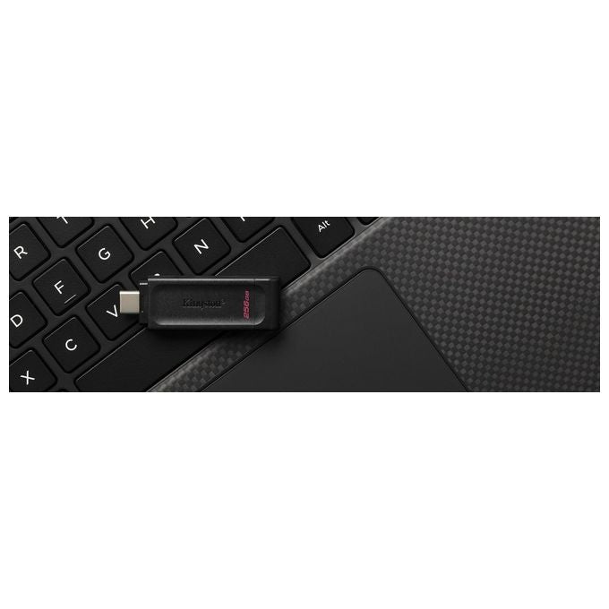 Kingston Technology 70 Unita' Flash USB 256Gb USB tipo-C 3.2 Gen 1 Nero