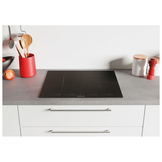 Hoover HTPS64MCTTWIFI H-HOB 500 Piano cottura a induzione 59 cm 4 zone Touch Wi-Fi colore Nero