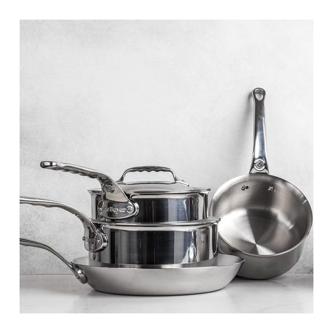 De Buyer Affinity Casseruola Inox con Coperchio 18cm