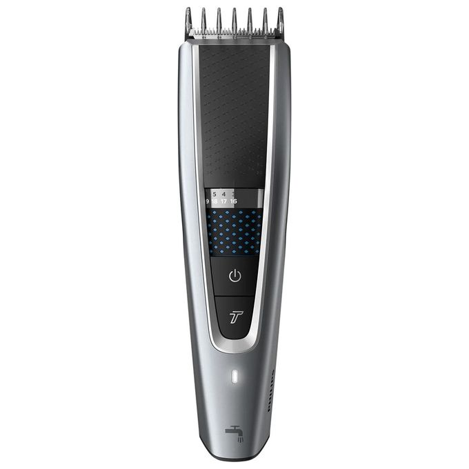 Philips HC5630-15 Serie 5000 Regolacapelli DualCut Trim-n-Flow Pro 28 impostazioni lame acciaio inox autonomia 90 min lavabile colore Nero Argento