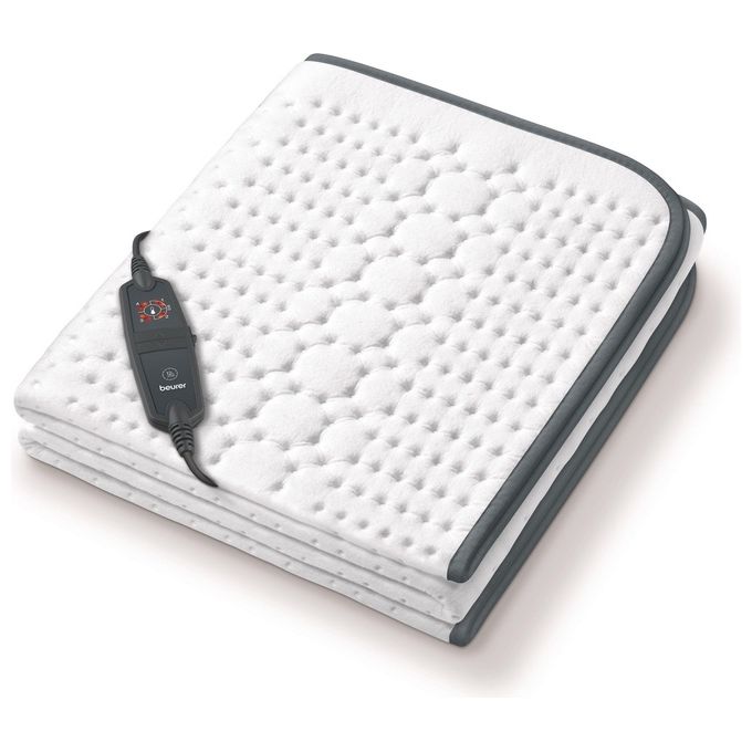 Beurer UB 60 Green Planet Scaldaletto Coprimaterasso Termico Singolo 150x80 cm 60 W 4 Livelli di Temperatura Lavabile colore Bianco