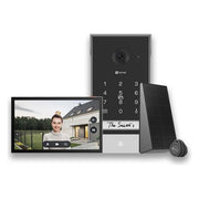 Ezviz CS-EP7-R100-1W2HTFC EP7 Videocitofono Smart Wi-Fi HaLow 2K Pannello Solare Monitor Touch 7'' IP65 RFID MicroSD colore Nero Argento