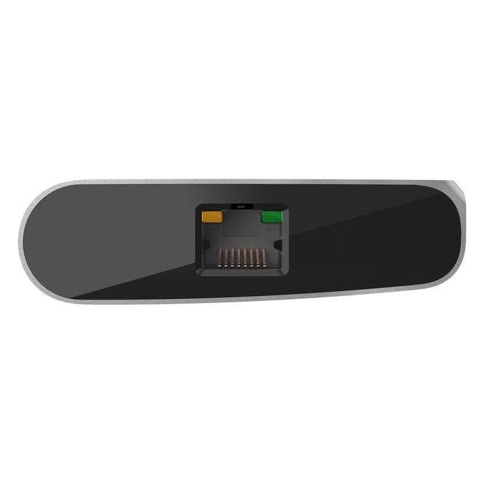 Belkin INC015 Connect Hub Universale 8 in 1 USB-C con Dual Display 2 HDMI 2 USB-C 2 USB-A 1 GbE 100 W PD Alluminio colore Grigio