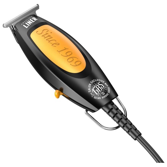 Ga.ma SMB5026 Barber Series Regolabarba T Blade lama inox 35mm 3 regolazioni 0.3 2.3 3.5mm cavo 2.5m colore Nero