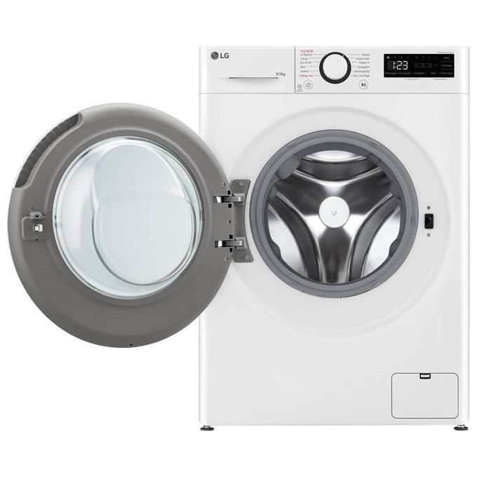 LG D2R5S09TSWW Lavasciuga Slim 9-5 Kg 1160 rpm Classe E AI DD TurboWash 360 Vapore Allergy Care (85x60x47,5 cm) colore Bianco