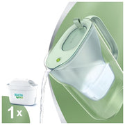Brita Style Eco Verde Chiaro Bottiglia per Filtrare l'Acqua 24 Litri