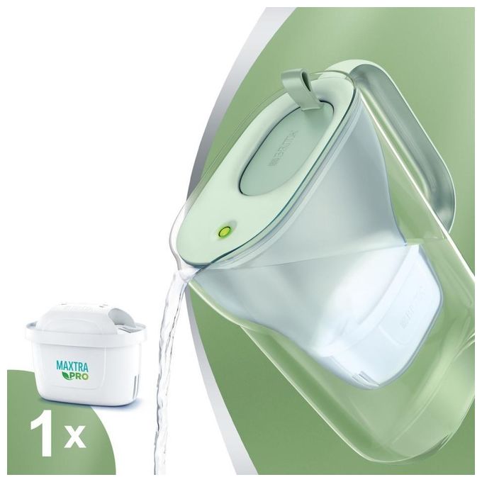 Brita Style Eco Verde Chiaro Bottiglia per Filtrare l'Acqua 24 Litri