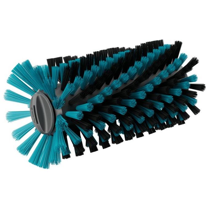 Gardena 14849-20 AquaBrush Spazzola a rullo media per superfici irregolari e fughe materiale setole in nylon duro colore Verde Grigio