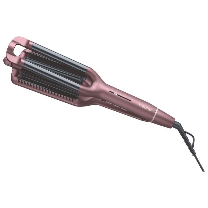 Beurer HT 65 – Arricciacapelli 4 in 1 per Onde, 120 W, 160-210 °C, Ceramica e Cheratina, Spegnimento Automatico, colore Lilla