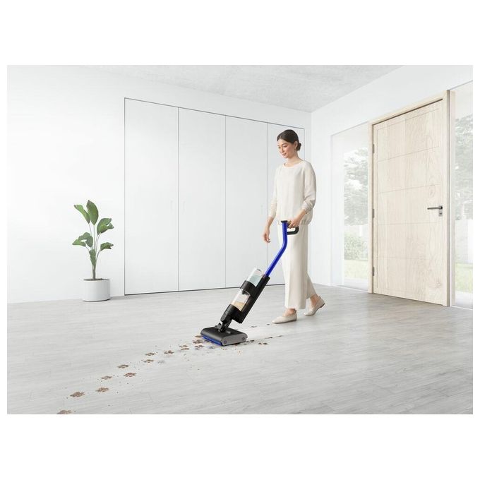 Dyson WR01 Wash G1 Aspirapolvere Lavapavimenti a Batteria Senza Sacco 1 L autonomia 35 min display LCD colore Nero Blu