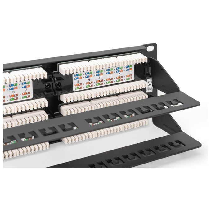 Digitus pannello patch 19'' non schermato utp 48 porte 8 poli rj45 per reti categoria 6 - 2 unita'